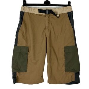 Columbia Multicolor Nylon Cargo Shorts M Fishing Outdoors Hiking Americana Retro